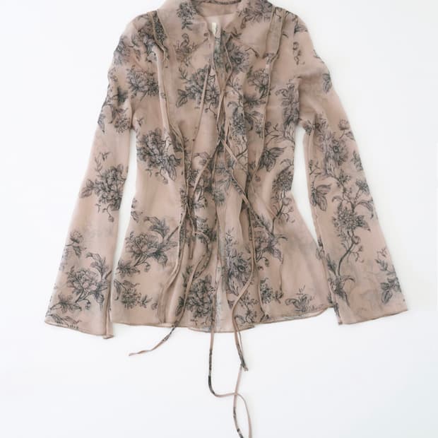lalameemee 라라미미 블라우스 floral chiffon