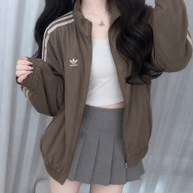 🐰아디다스 브라운 대대장 파이어버드 점퍼🐻🤎