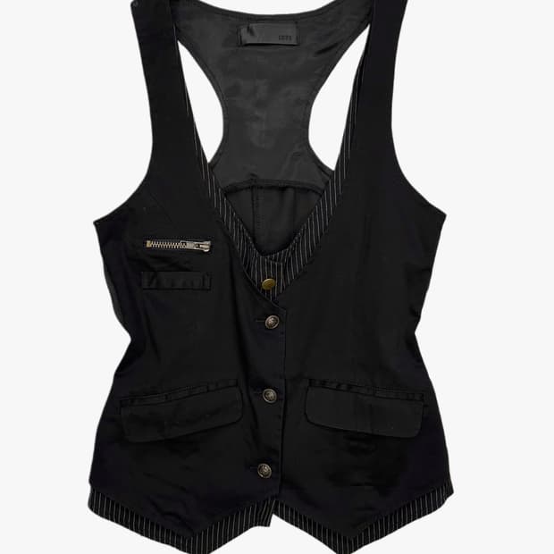 CRYX punk layred vest jacket