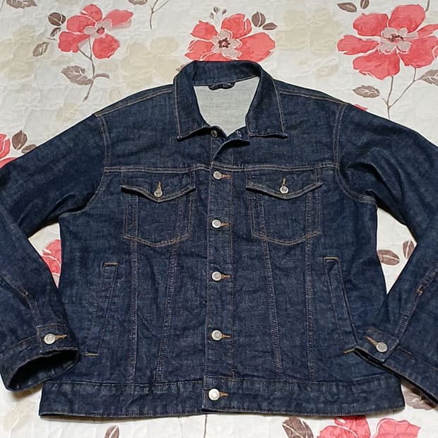 탑텐 청자켓 105 가슴59 기장66