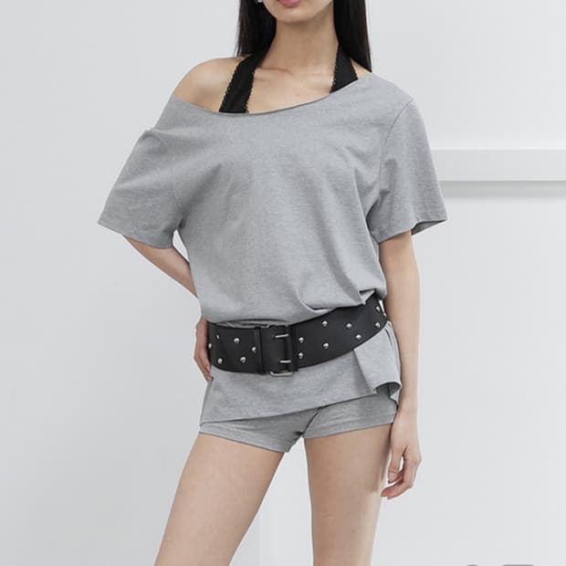 Cerric 세릭 one shoulder loose top 원숄더 루즈탑