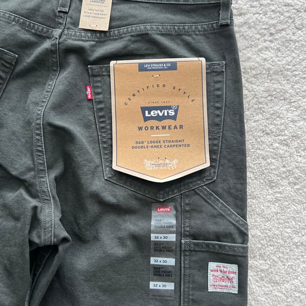 리바이스 568 루즈 스트레이트 더블니 카펜터 팬츠