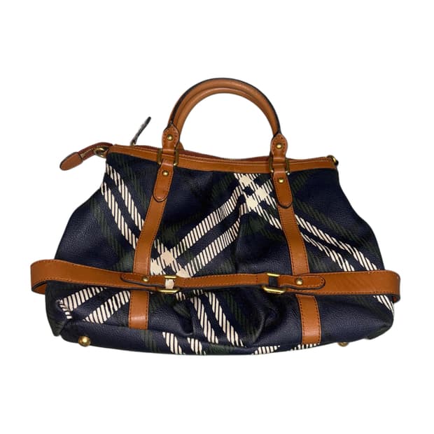 빈폴 체크무늬 토트&크로스백 