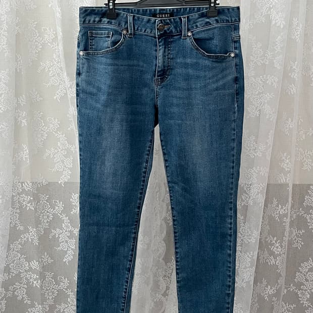 32) 게스 GUESS 슬림핏 데님 중청