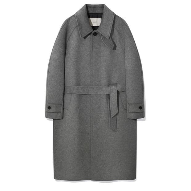 (XL) 키뮤어 캐시미어 발마칸 로브코트