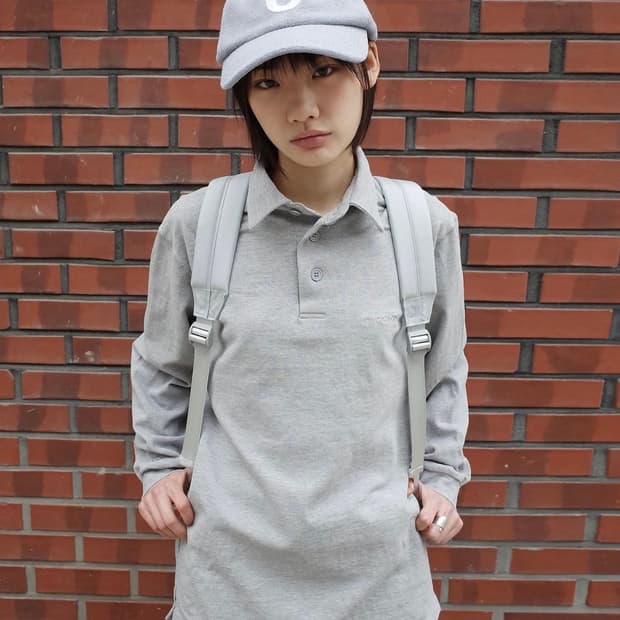 지초이 컴포트 26-001 PK SHIRT 셔츠 롱슬리브 티셔츠 그레이