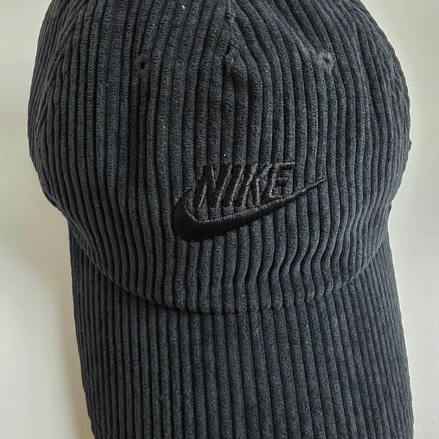 나이키 코듀로이 볼캡 블랙