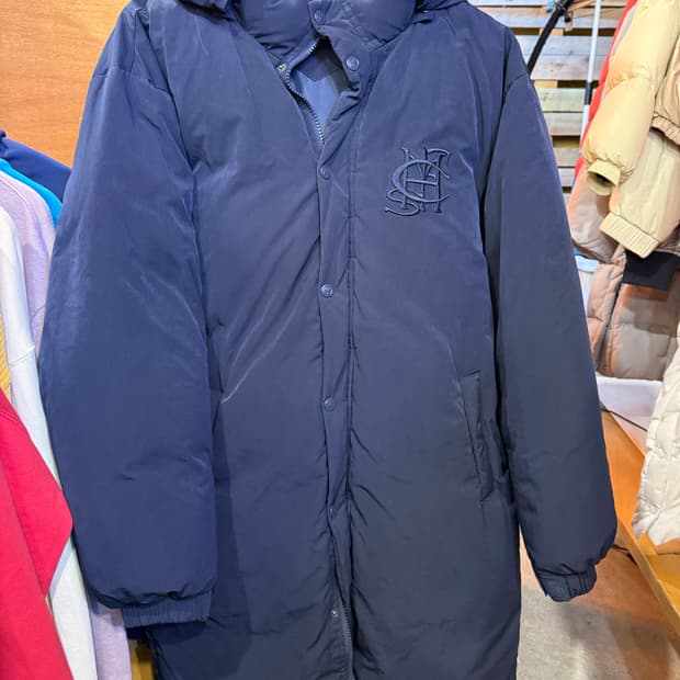 미스치프 블랙 롱패딩