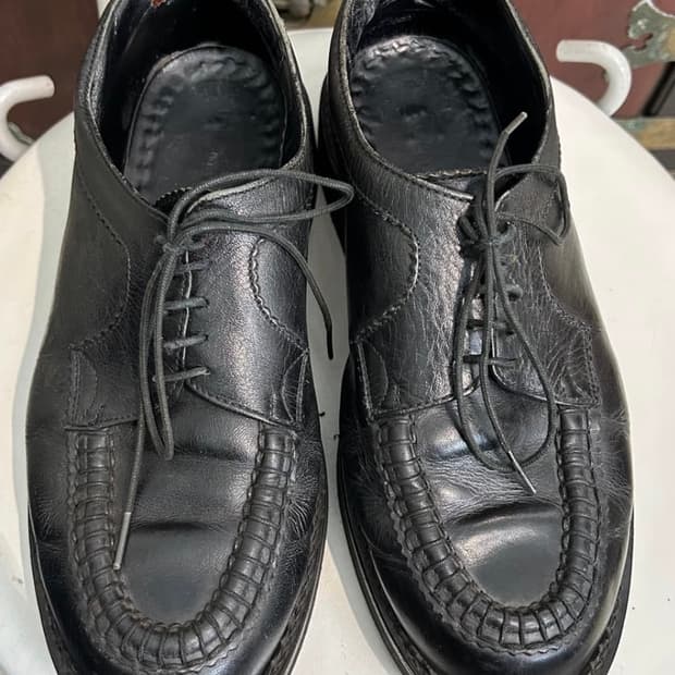 요지 야마모토 Ys for men 레더 더비 슈즈