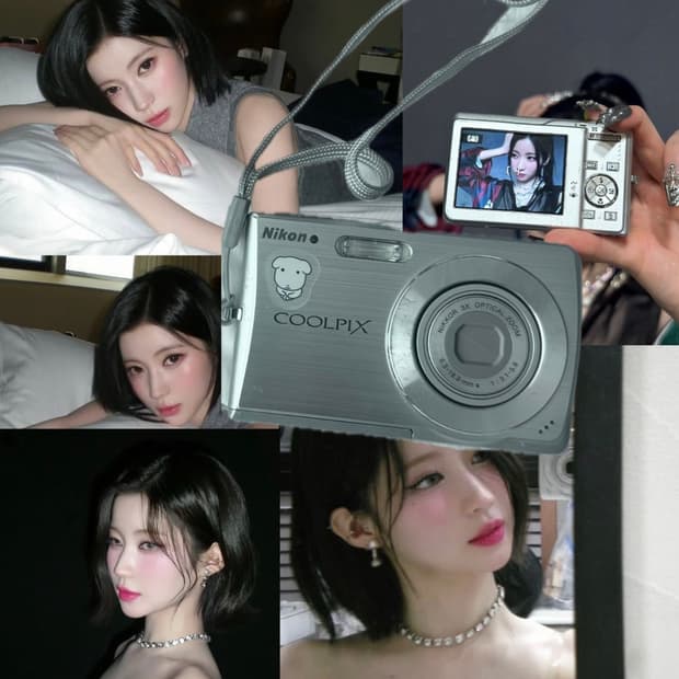 베이비몬스터 아사 니콘 쿨픽스 s200 silver 디카
