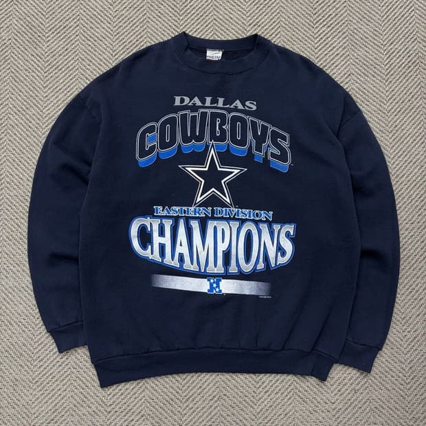 빈티지 댈러스 카우보이즈 스웻셔츠 v2258