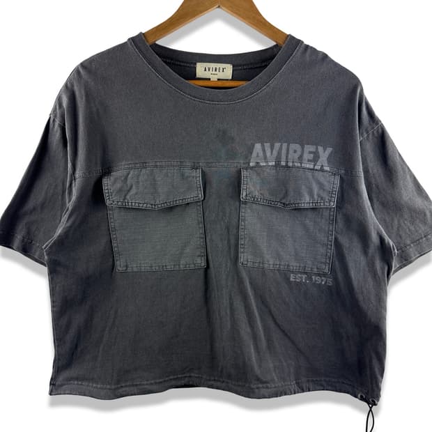 아비렉스 페이드워시 밀리터리 티셔츠2704