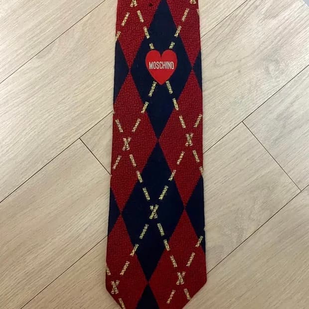 모스키노 빈티지 넥타이