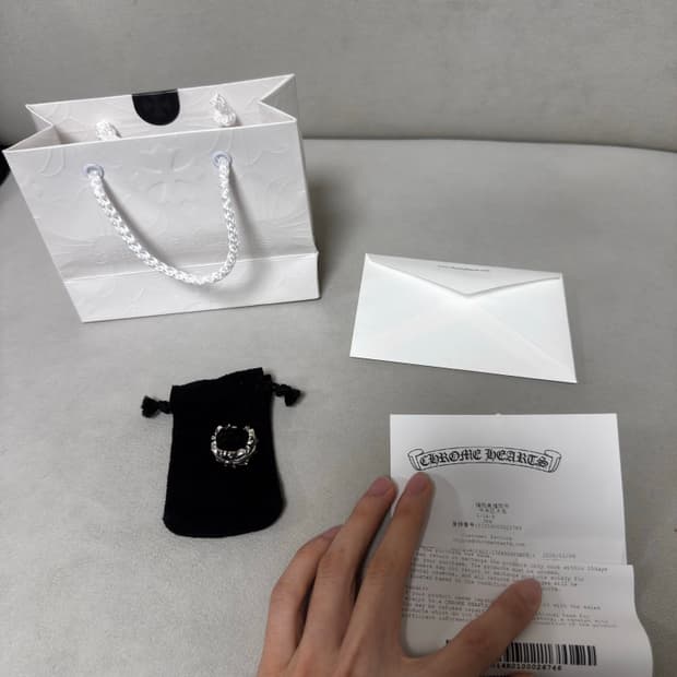 크롬하츠 더블 플로랄링 us6.5