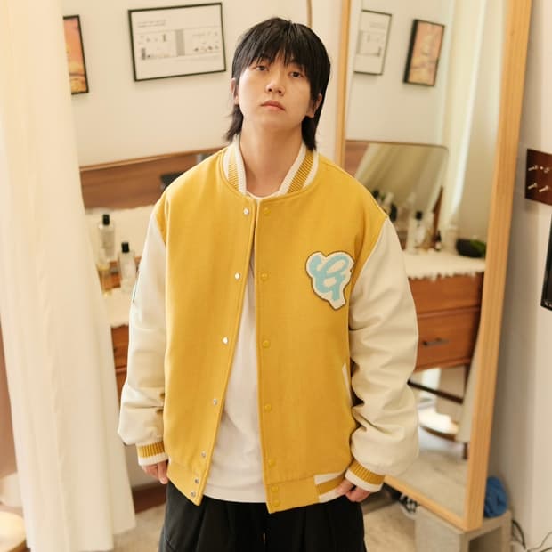 골프왕 20aw 바시티 자켓 XL