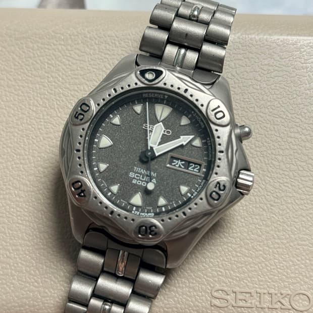 Seiko 세이코 티타늄 스쿠바 200m ASG 다이버 1995