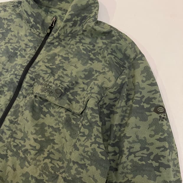 마운틴 하드웨어 카모 유틸리티 바람막이