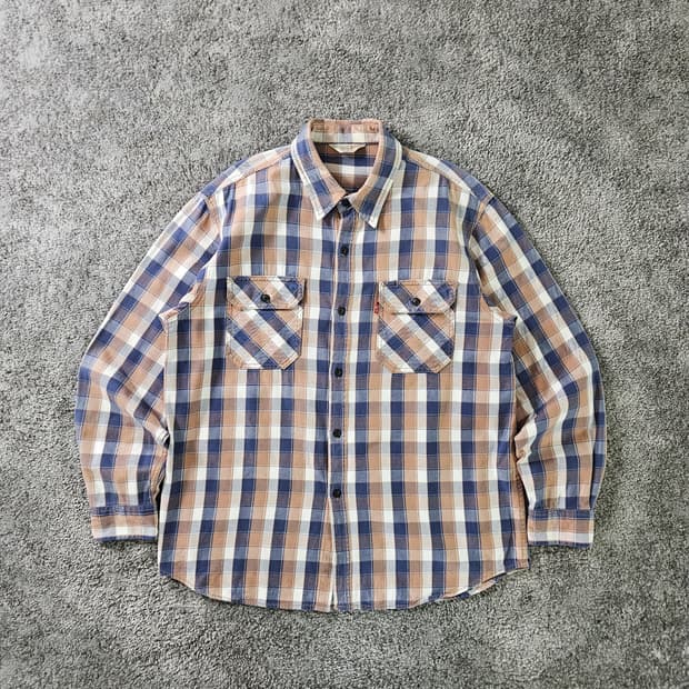 Levi's Red Tab 체크 긴팔 셔츠