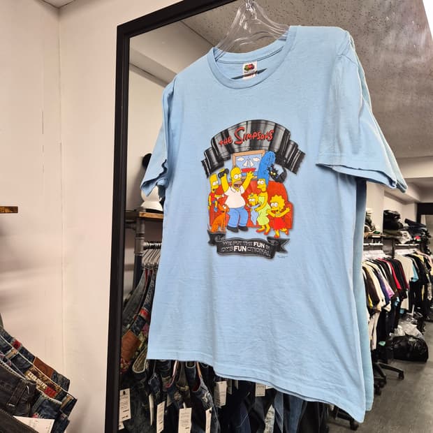 00s THE SIMPSONS 공식 머천다이징 반팔 티셔츠