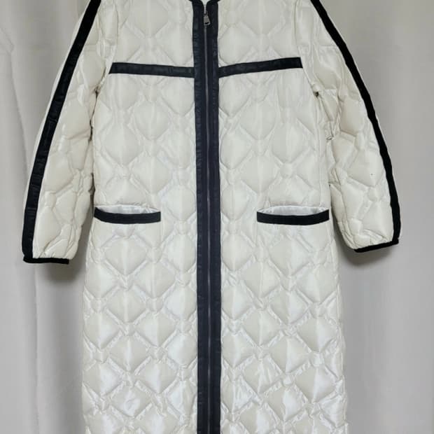 MICHAA 미샤 경량 퀼팅 구스 롱 패딩 85