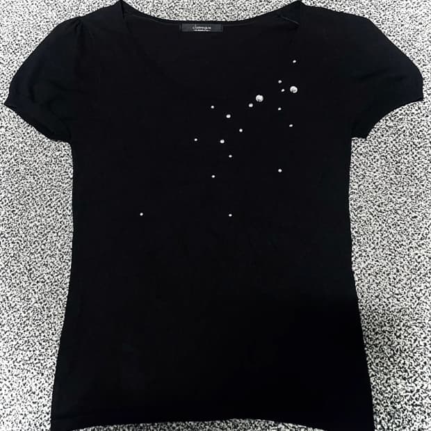 Chereaux(쉐레) 블랙 반팔티