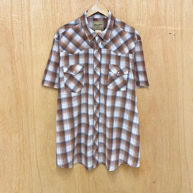 WRANGLER ombre western shirts (2XL) 웨스턴