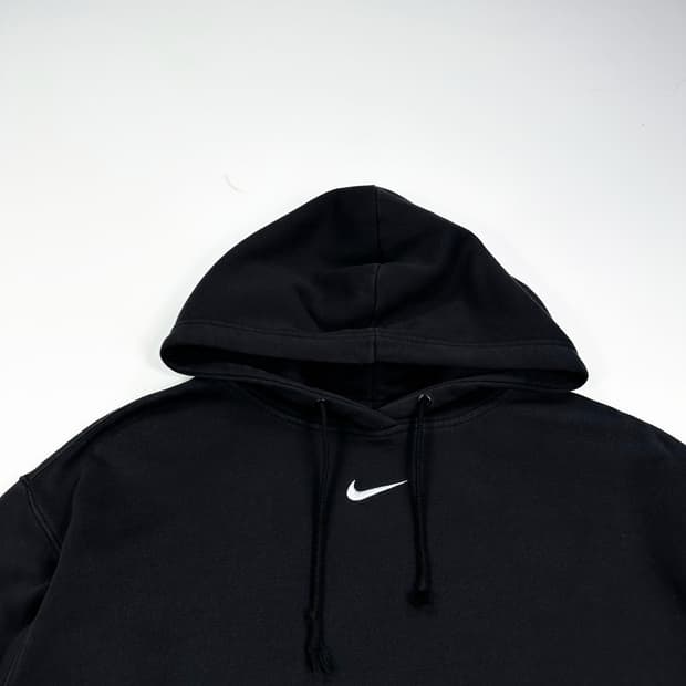 나이키 센터 스우시 블랙 후드티 (L)