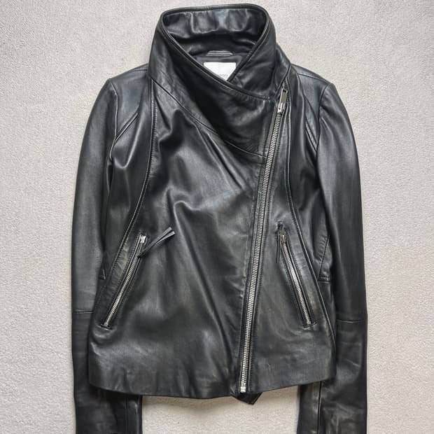 [S] MANGO 망고 양가죽 자켓