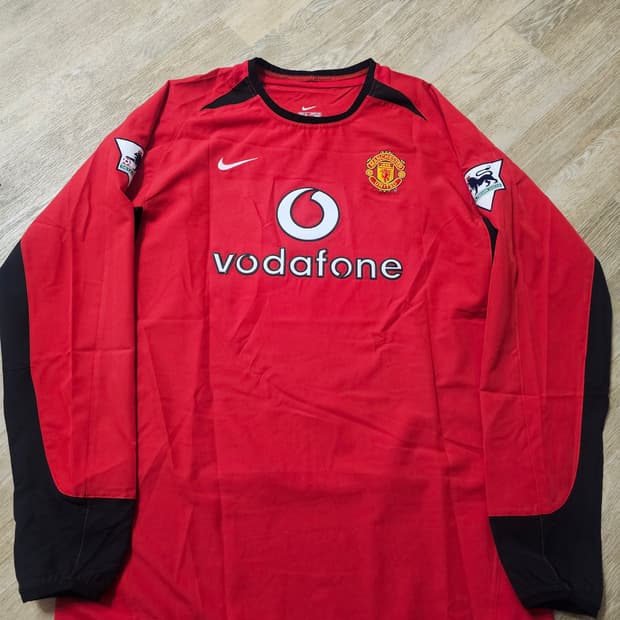 맨유 맨체스터유나이티드 베컴 마킹 보다폰 레트로 유니폼