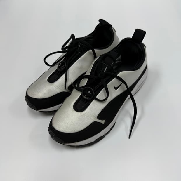 나이키 x 꼼데가르송 옴므 플러스 에어맥스 화이트 블랙
