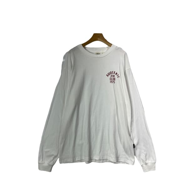 [AVIREX] 아비렉스 ATH.CLUB 로고 프린팅 롱슬리브(XL)