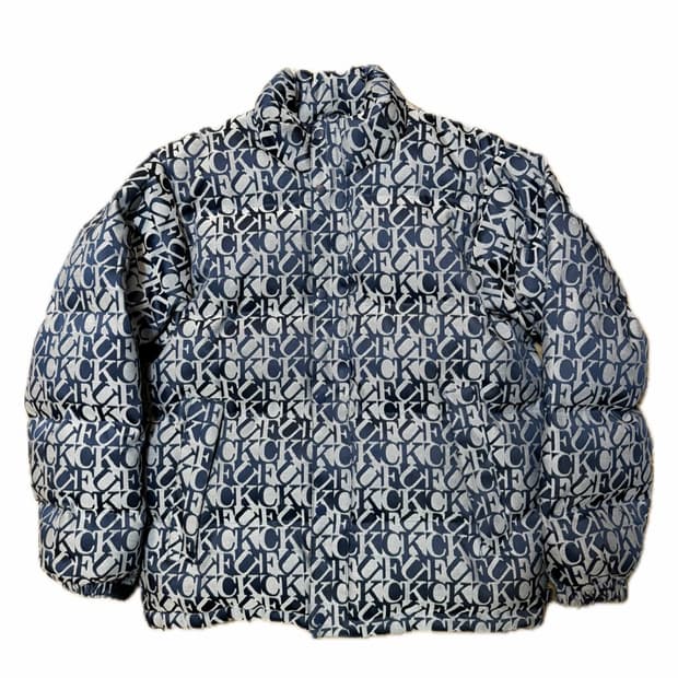 슈프림 FUCK 자가드 패딩 자켓 FW17 