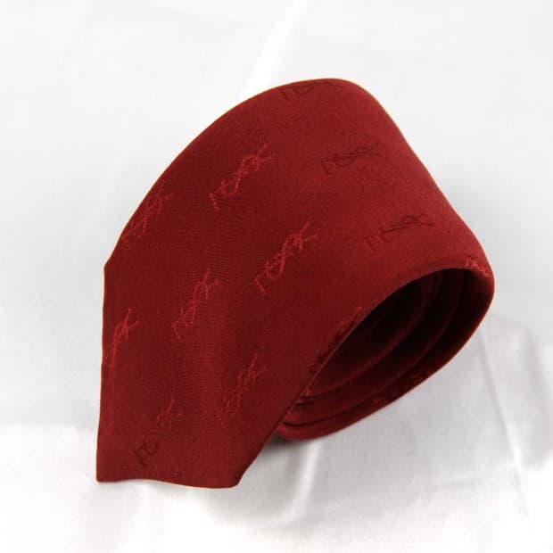입생로랑 7.6cm A등급 YS로고 이태리 오리지날 남자 명품 넥타이