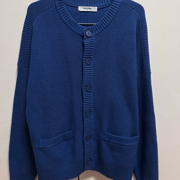 8 seconds 에잇세컨즈 블루 가디건 M