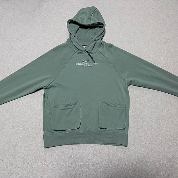 나이키 우먼스 스우시 후드 티셔츠 여성용 100호 77사이즈