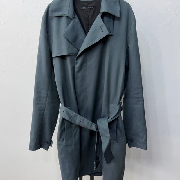 정품) Theory 띠어리 루즈핏 트렌치 코트 XS