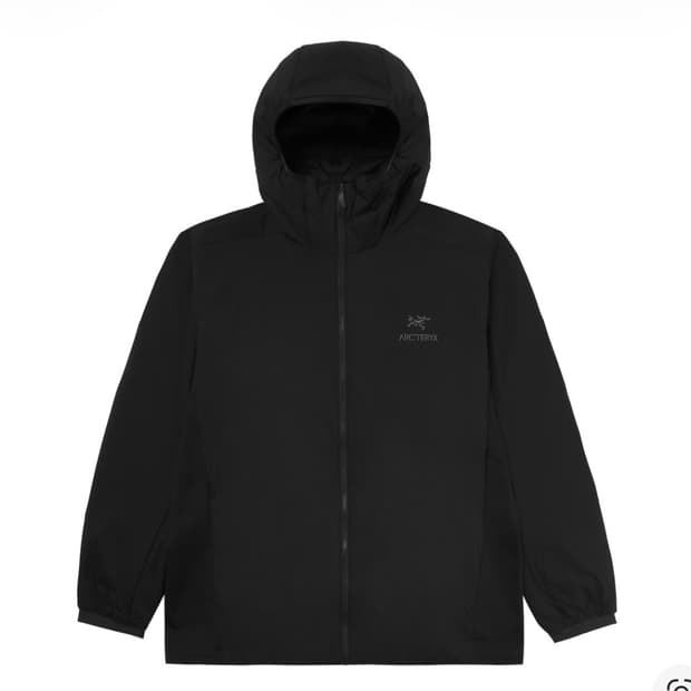 아크테릭스 아톰 LT 후디 블랙