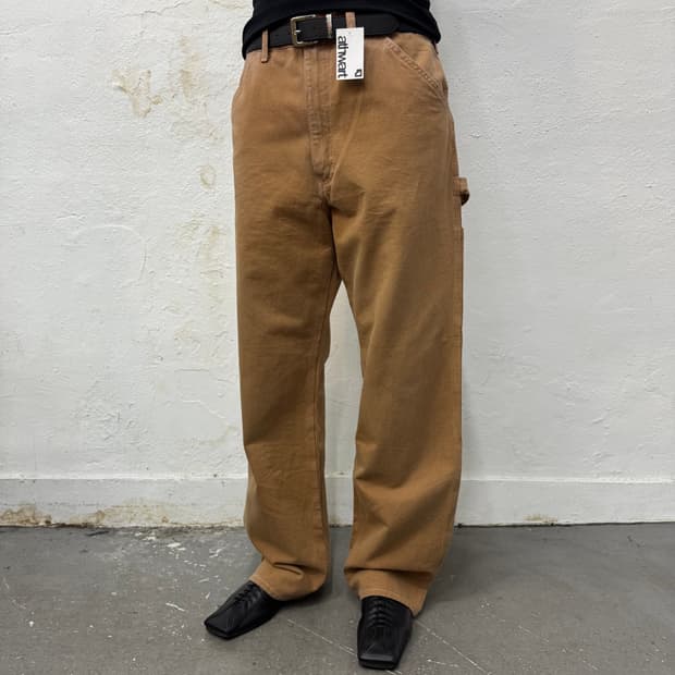 칼하트(Carhartt) 펌킨컬러 코튼 카펜터 워크 팬츠