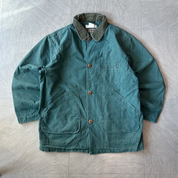 90s L.L.bean 엘엘빈 카키 헌팅 자켓