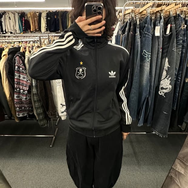 100)아디다스 빈티지 올랜도 파이리츠 트랙탑 져지