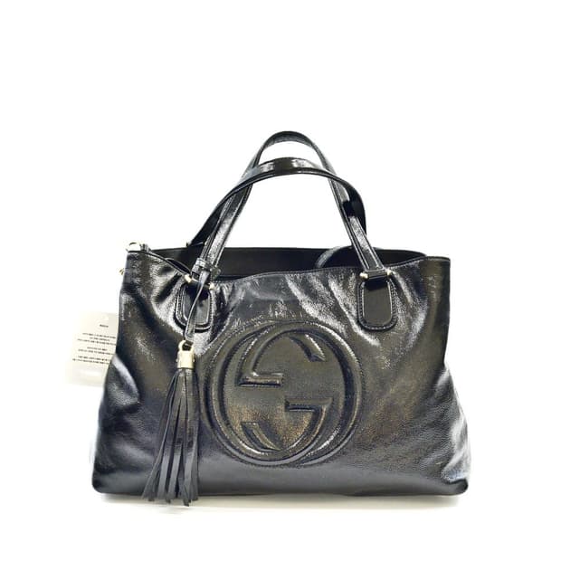 구찌 페이던트 레더 GG 투웨이백(정품)