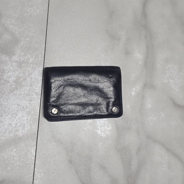 발렌시아가 레더 카드지갑