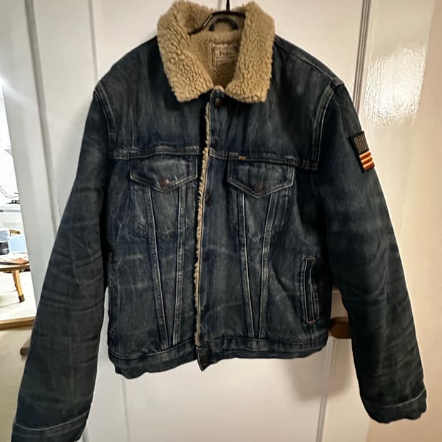 폴로랄프로렌 양털 데님 자켓 L