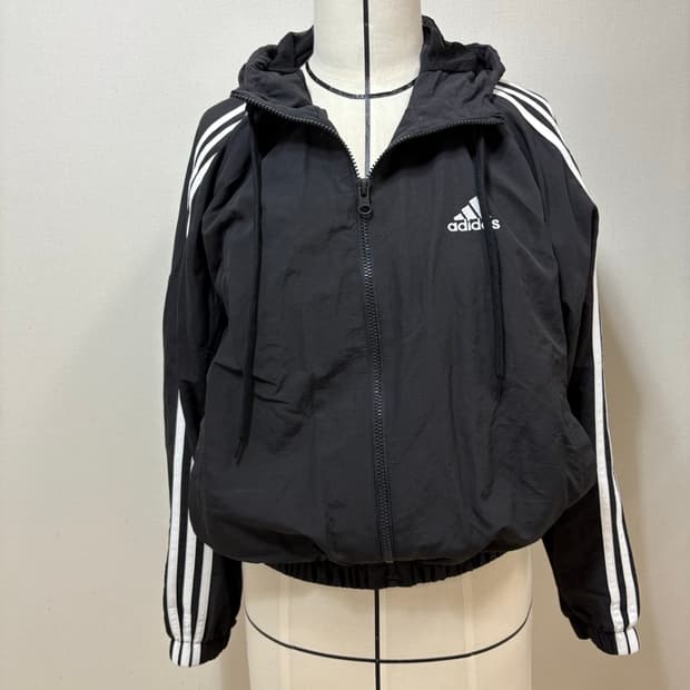 아디다스 adidas 블랙 바람막이 져지