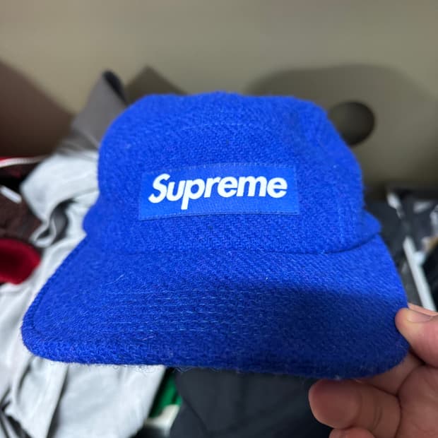 슈프림 해리스트위드 캠프캡