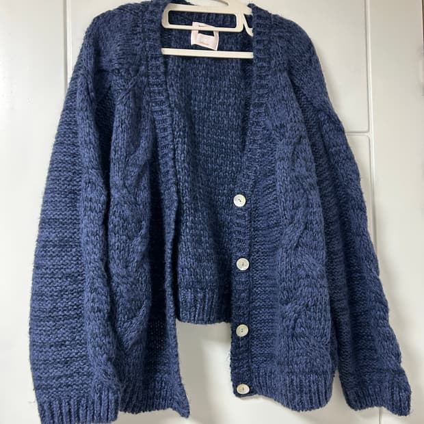글로니 네이비 베키 가디건