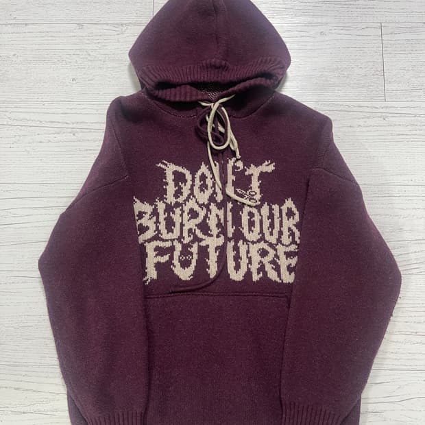 AGOBYAJO DBOF Wool Knit Hoodie