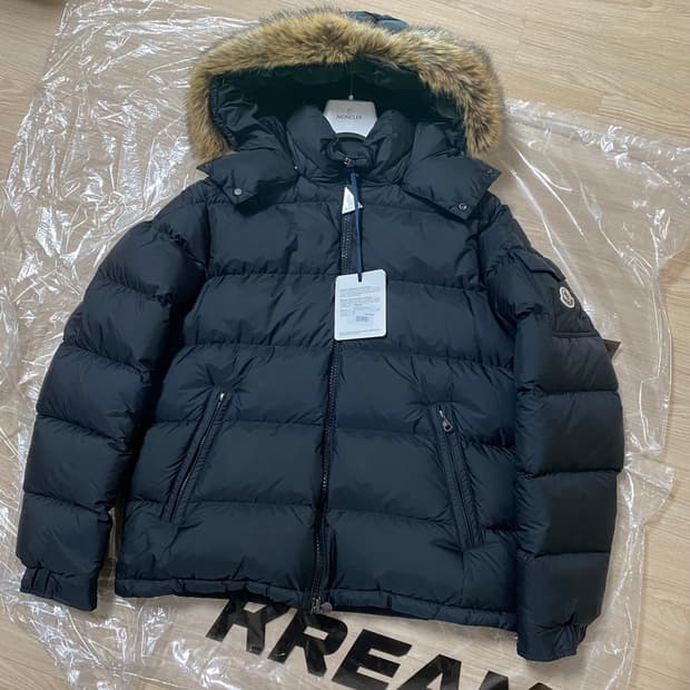 25fw 몽클레르 마야프 후드 쇼트 다운 자켓 블랙 (k2091A00)