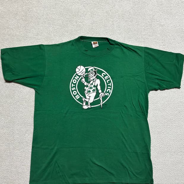 90s USA Boston Celtics 빈티지 티 L
