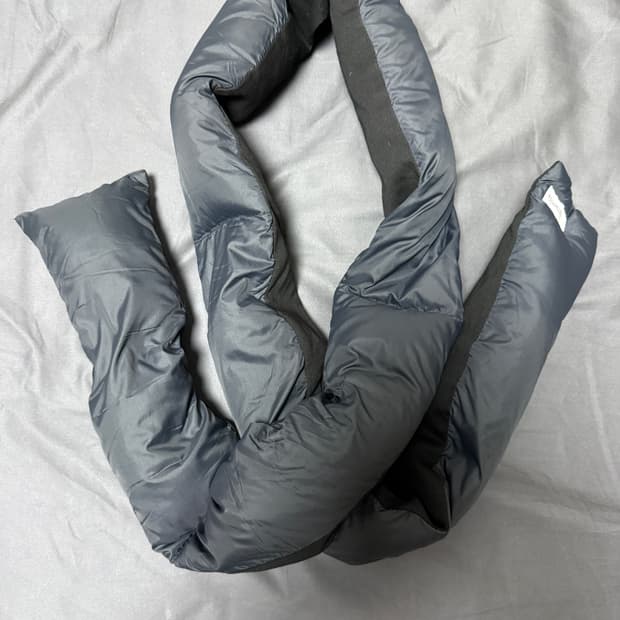 나나미카 양면 다운 머플러